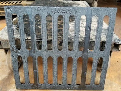 球墨鑄鐵水篦子 鑄鐵溝蓋板 400*500