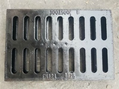 球墨鑄鐵水篦子 鑄鐵溝蓋板 300*500